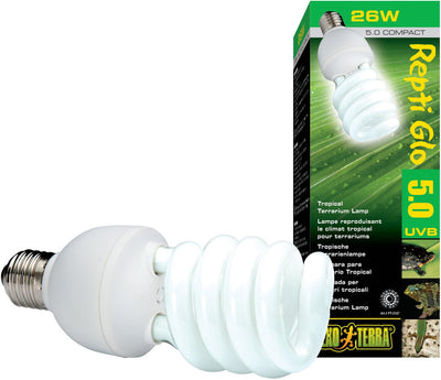 Exo terra reptile uvb 100 - éclairage terrarium - 25w