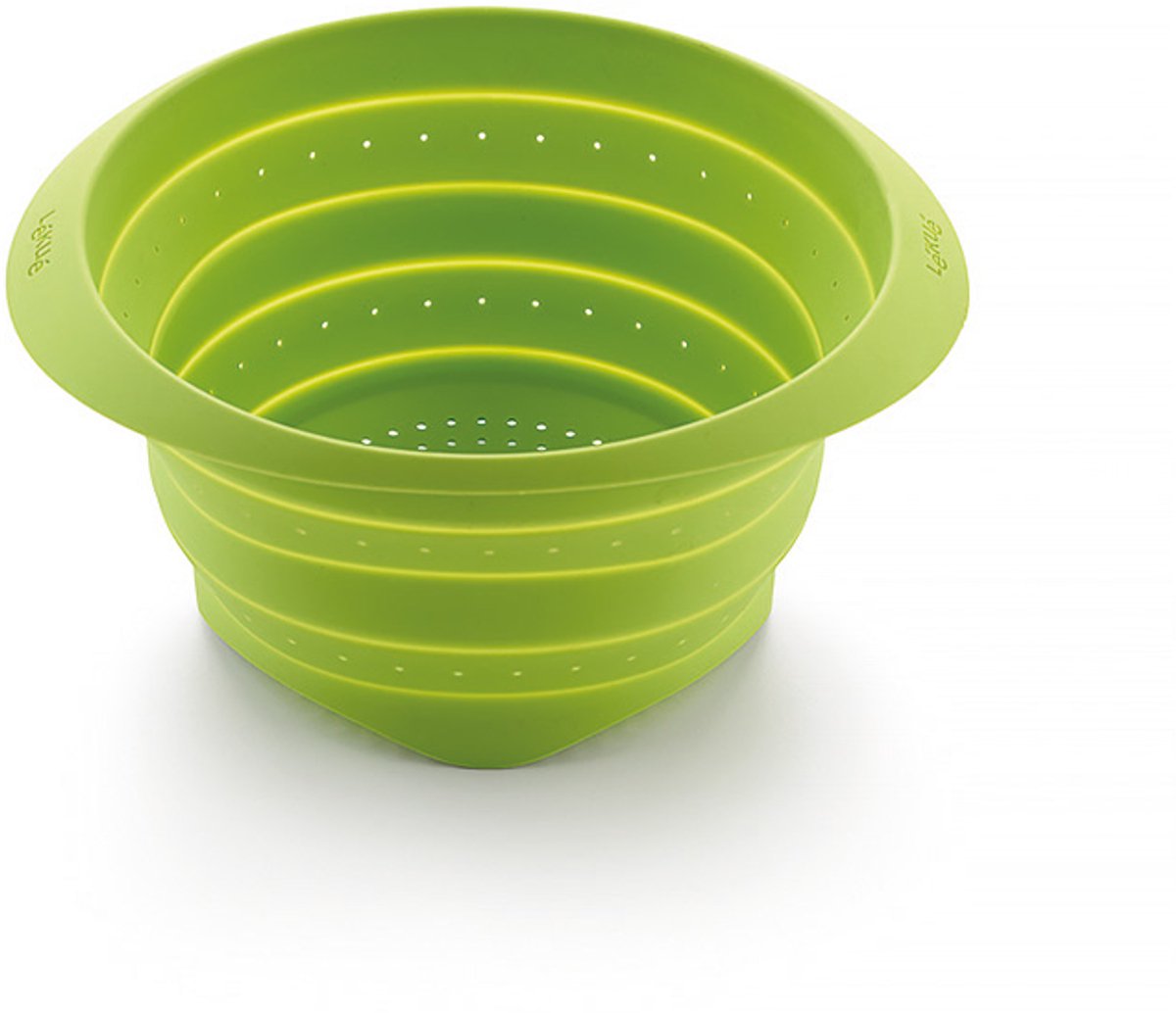 Passoire pliable Lékué ø 23cm - silicone - vert