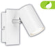 B.k.licht briloner isil a – spot en saillie – avec eek une source lumineuse* – spots orientables – spots de plafond blancs – 12 cm
