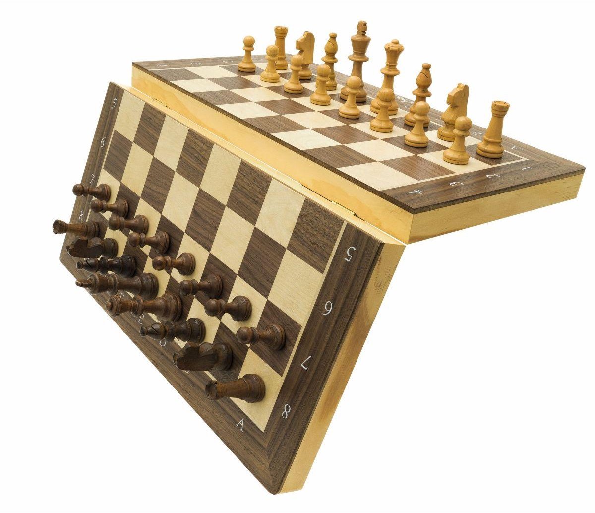 Jeu d'échecs pliant magnétique en bois Lexibook