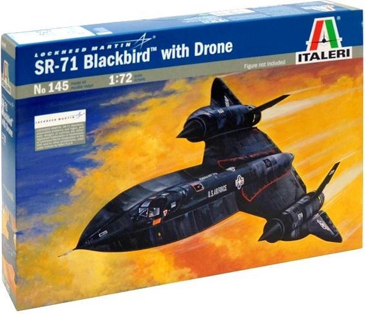 Italeri SR-71 Blackbird avec drone - avion militaire - 1:72