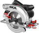 Scie circulaire Skil 1350w - capacité de coupe 65mm - lame de scie en acier - scie circulaire - guide de largeur - avec visière ligne de coupe - lame de scie circulaire 18 dents - 5765 AA