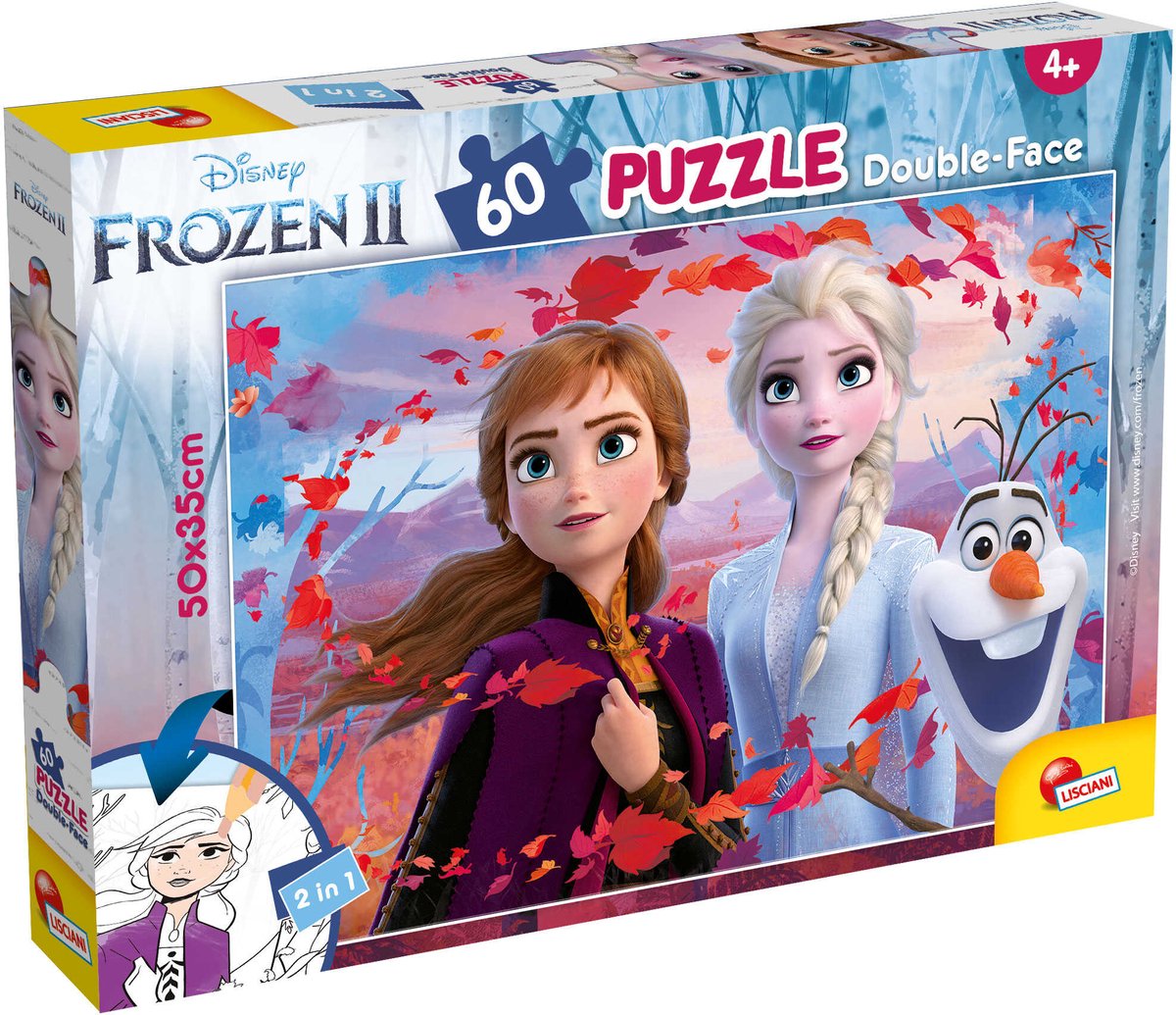 Lisciani Disney Puzzle Df Plus 60 La Reine des Neiges II