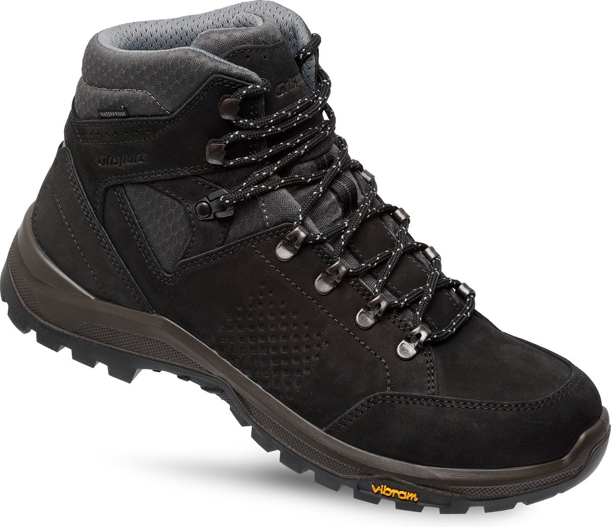 Chaussures de randonnée unisexe Grisport Oregon Mid - noir