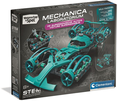 Voiture de course de jeu scientifique Clementoni - plus de 320 pièces.