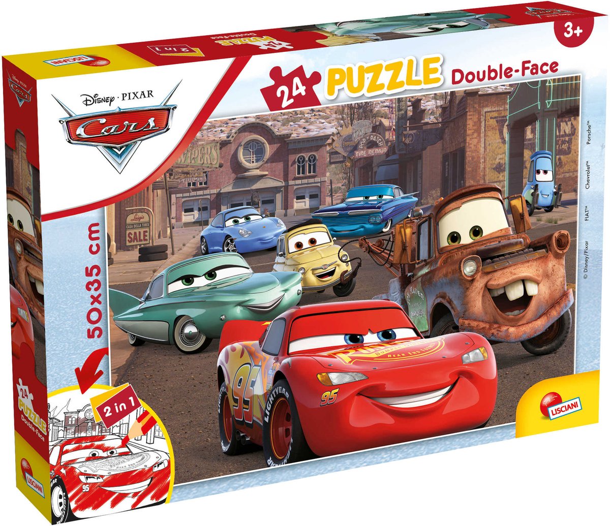 Lisciani Disney puzzle df plus 24 voitures