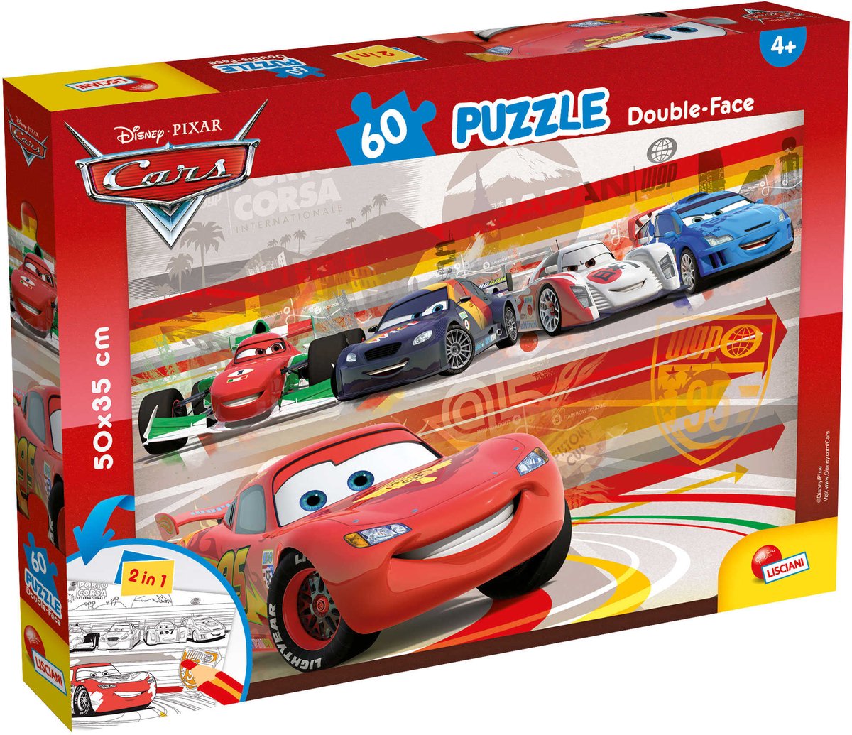 Puzzle Lisciani df plus 60 voitures