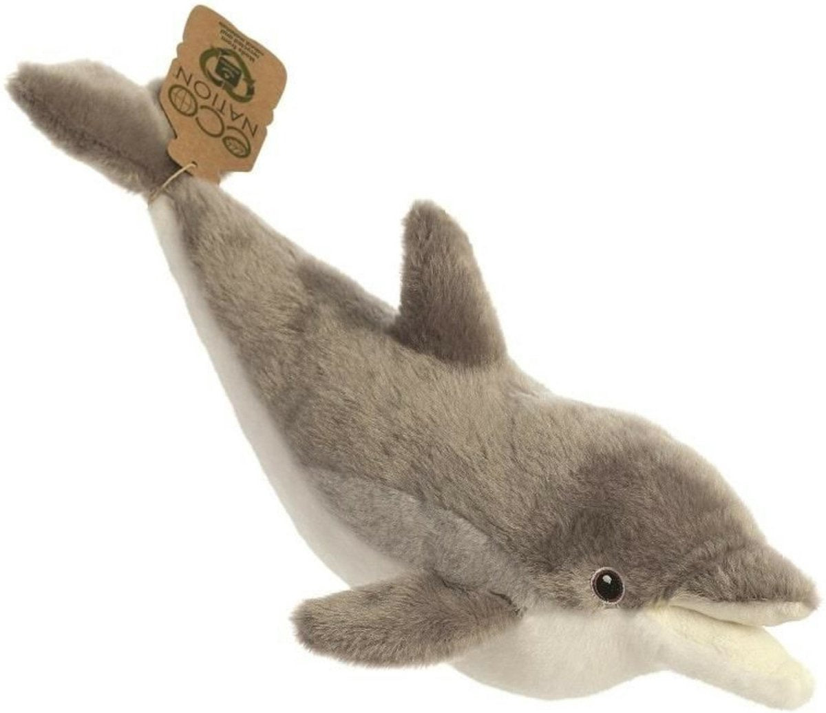Eco Nation Pluchen Cuddle Dolphin 28 cm