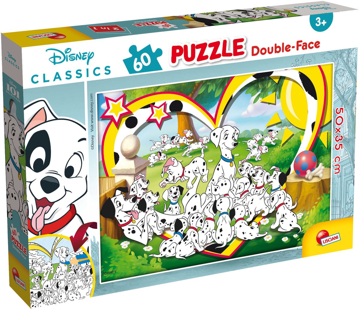 Lisciani Disney Puzzle Df Plus 60 101 Dalmatiens