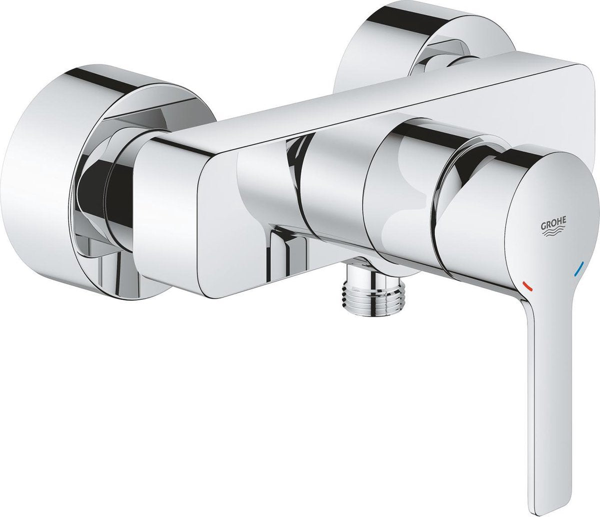 Robinet de douche Grohe linaere neuf - mitigeur - montage mural - entraxe 15 cm - chrome