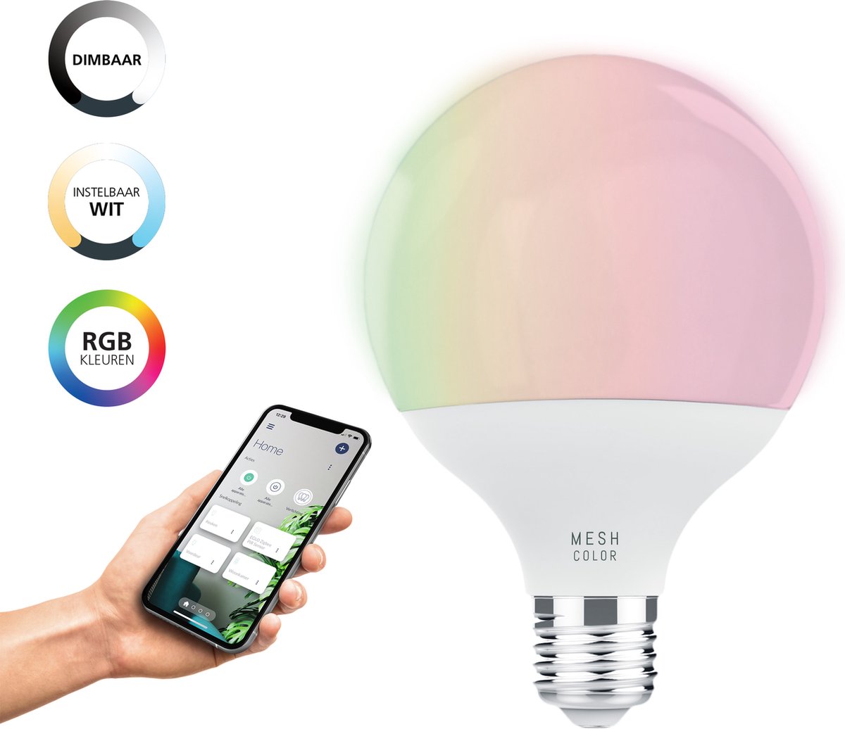 Lampe LED Eglo e27 connect.z - 1300lm - rgbw - dimmable