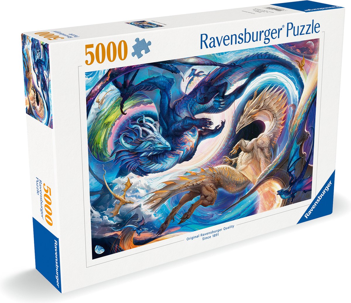 Ravensburger puzzle grand festival de cerfs-volants de jour et de nuit - puzzle - 5000 pièces