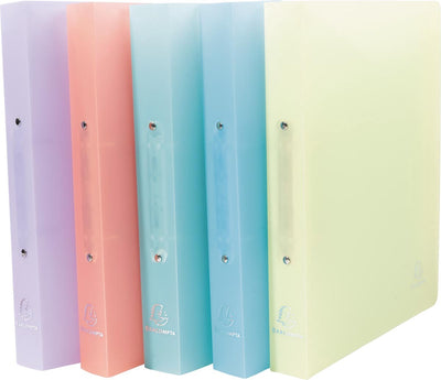 Classeur à anneaux exacompta 54970e pp (polypropylène) gamme de couleurs