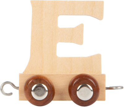 Petit pied - Police en bois - E - 12 pièces