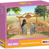 Mojo Farmland Western Ranch avec cheval et cowboy jeu Set 380064