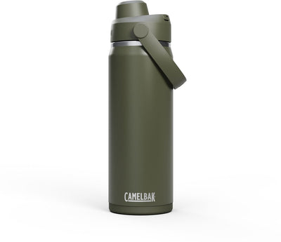 Gourde Camelbak Thrive Chug - 600 ml - acier inoxydable - avec bouchon à vis - bouteille d'eau isolante - vert