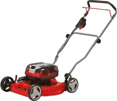 Tondeuse à gazon à batterie Einhell ge-cm 36 48 li m solo - power x-change - 36 v li-ion - largeur de coupe : 48 cm - technologie double twin-pack - hauteur de coupe : 25-75 mm - fonction mulching - excl. batterie et chargeur