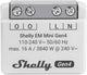 Shelly em mini gen4 - compteur d'énergie compact 16a - wi-fi, bluetooth et zigbee