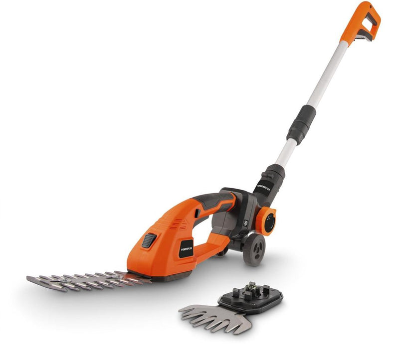 Powerplus - dual power garden - powdpg75310 - 20 v - brossé - longueur de coupe taille-haie : 190 mm - taille-haie télescopique - 20v - excl. batterie et chargeur