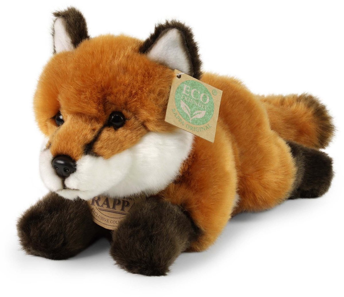 Série écologique Rappa - Renard en peluche - 23 cm - doux - respectueux de l'environnement