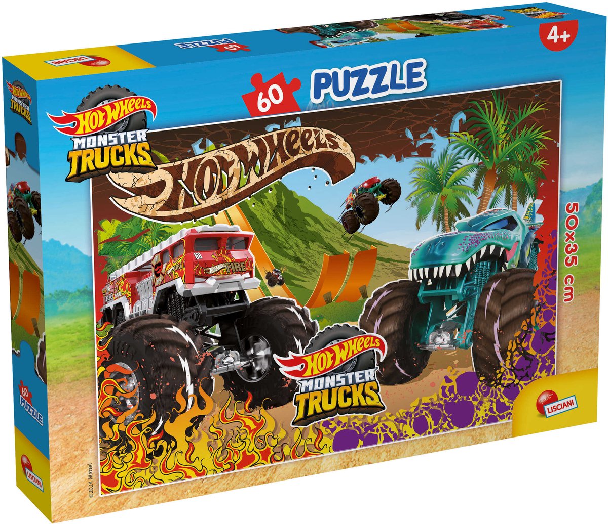 Puzzle Lisciani Hot Wheels Plus 60
