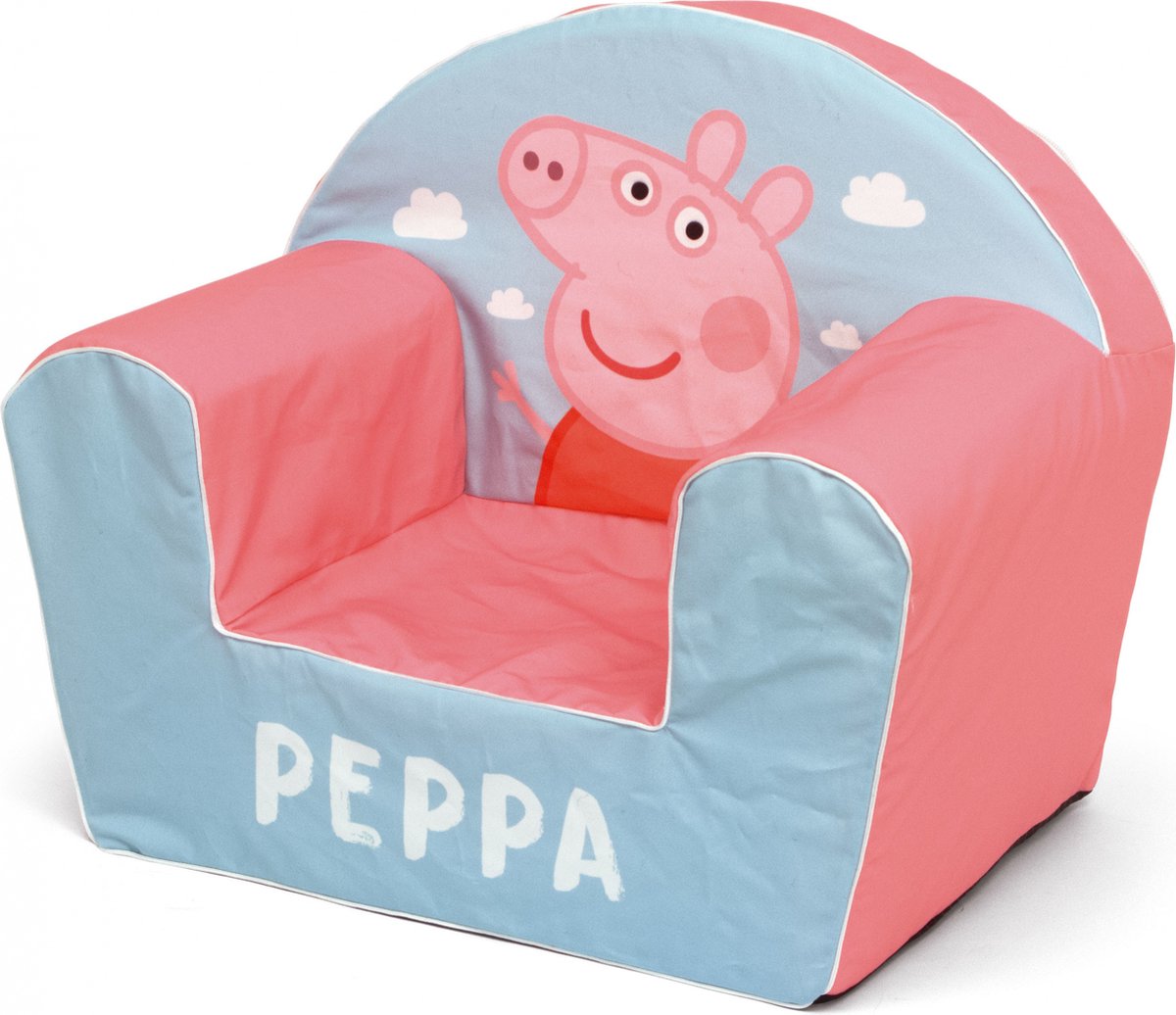 Nickelodeon chaise peppa pig junior 42 x 52 cm mousse bleu rose