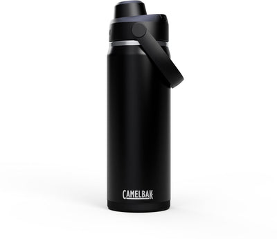 Gourde Camelbak Thrive Chug - 600 ml - acier inoxydable - avec bouchon à vis - bouteille d'eau isolante - noir