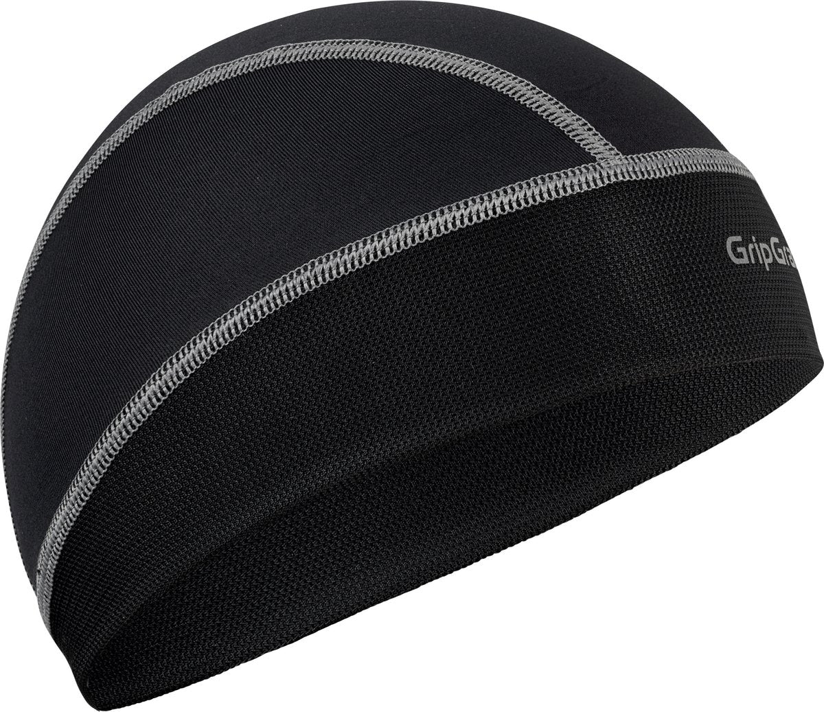 Gripgrab - UPF 50+ casque de vélo d'été léger chapeau protection UV chapeau de cyclisme casquette crâne - noir - unisexe - taille unique