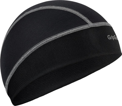 Gripgrab - UPF 50+ casque de vélo d'été léger chapeau protection UV chapeau de cyclisme casquette crâne - noir - unisexe - taille unique