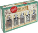 Ensemble de puzzle Professeur Puzzle Asmodee - Casse-tête de 5 pièces en bois et métal des grands esprits.