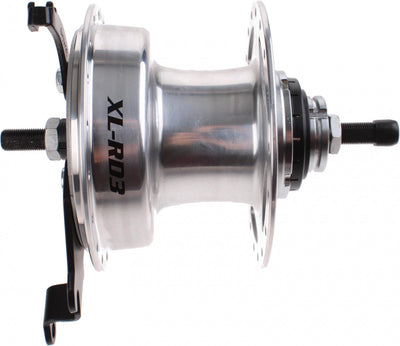 Moyeu De Vitesse 3 Vitesses Sturmey Archer XL-RD3 Moyeu De Frein À Tambour 90mm - 36 Trous - Argent