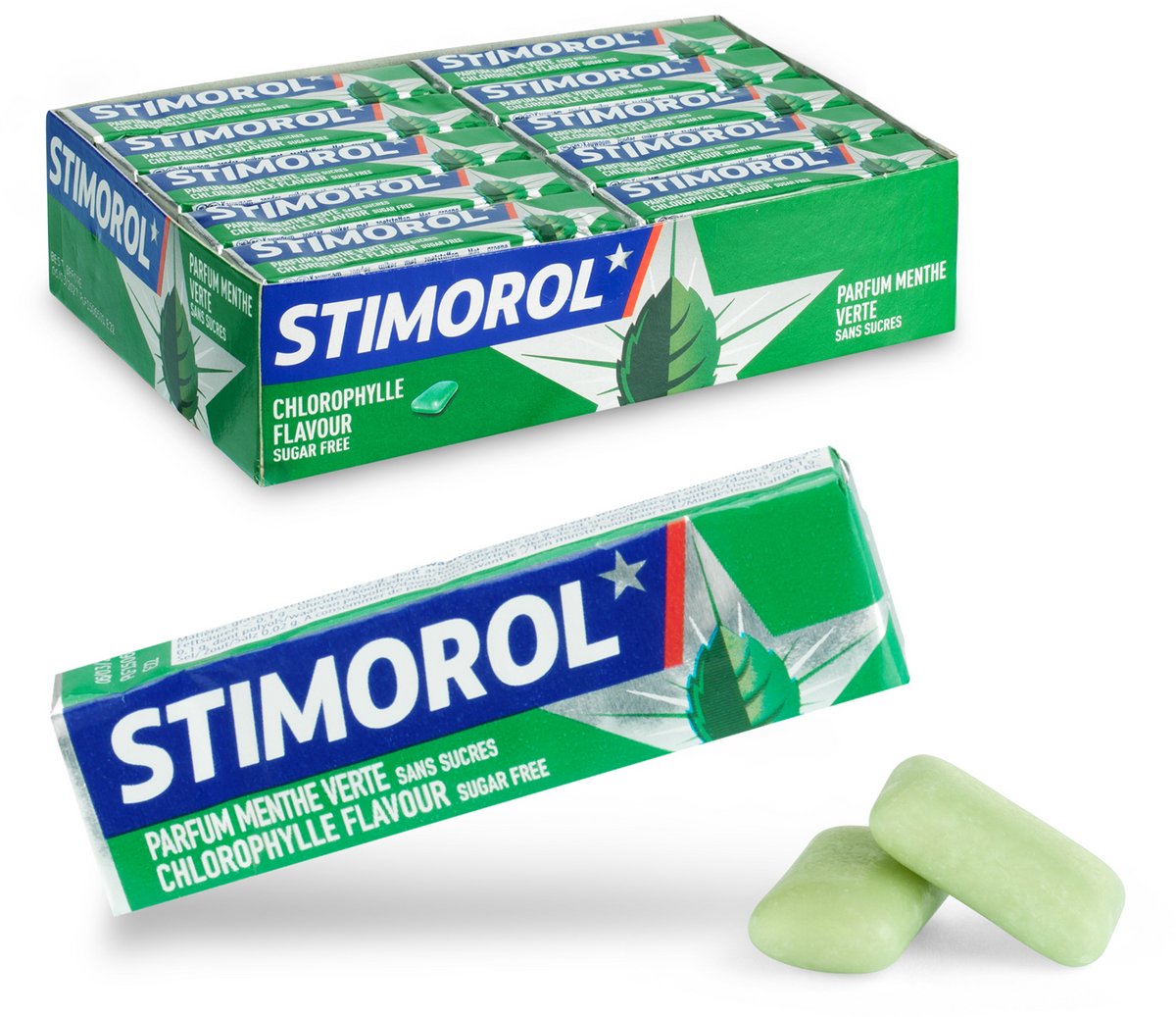 Stimorol chlorophylle - chewing-gum - sans sucre - 1x30 pièces