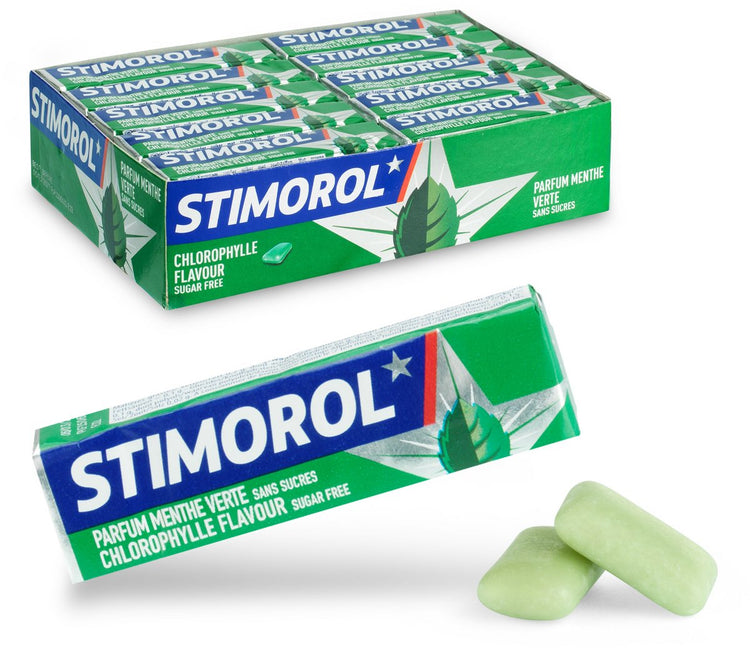 Stimorol chlorophylle - chewing-gum - sans sucre - 1x30 pièces