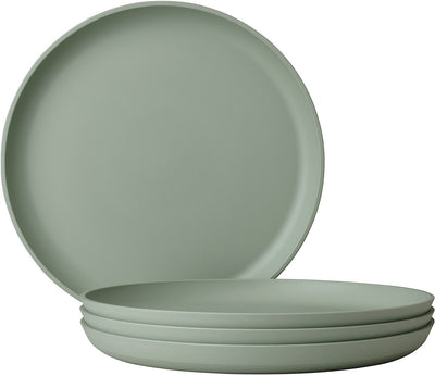 Assiette petit-déjeuner Mepal silueta - 4 pièces - assiettes de camping - sauge nordique
