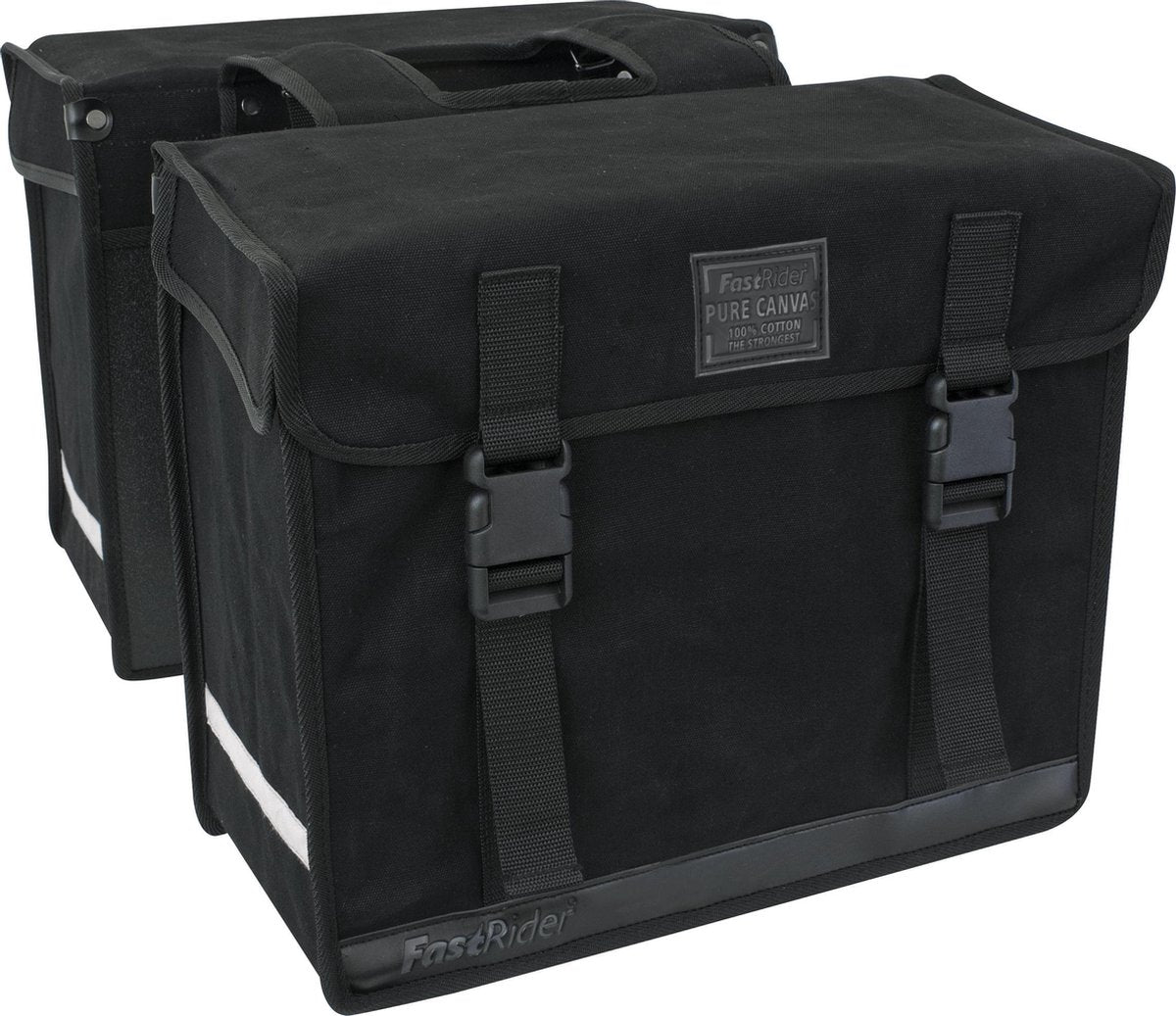 Sacoche de vélo double Fastrider en toile 47l basics