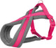 Harnais pour chien Trixie - fuchsia réglable 60-100x2,5cm - confortable avec rembourrage en polaire