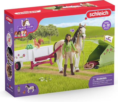 Trip de camping de Schleich Horse Club Sarah 42533