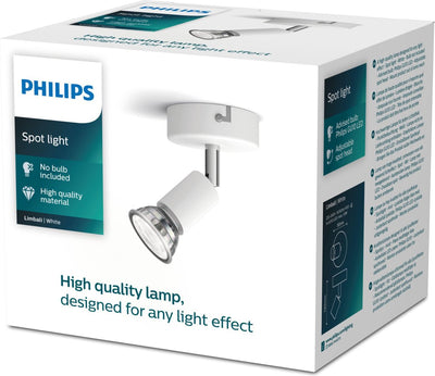 Spot en saillie Philips LED Philips Limali - 1 lumière - blanc