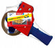 Tesa standard - distributeur de ruban d'emballage - rouge - bleu - avec ruban adhésif