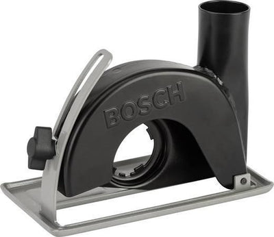 Bosch - traîneau de guidage avec raccord d'extraction pour coupe 115 125 mm