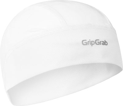 Gripgrab - UPF 50+ casque de vélo d'été léger chapeau protection UV casquette de cyclisme casquette crâne - unisexe - blanc