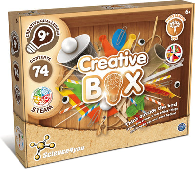 Science 4 you science4you coffret créatif montessori – Coffret de jeu créatif 74 pièces – Kit DIY multilingue – Créatif éducatif – à partir de 6 ans