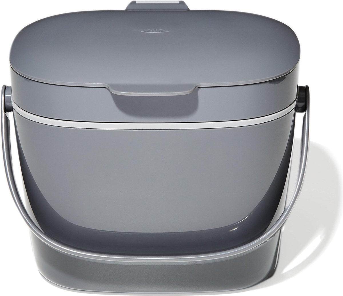Oxo - poubelle de comptoir - 6,5 litres - gris