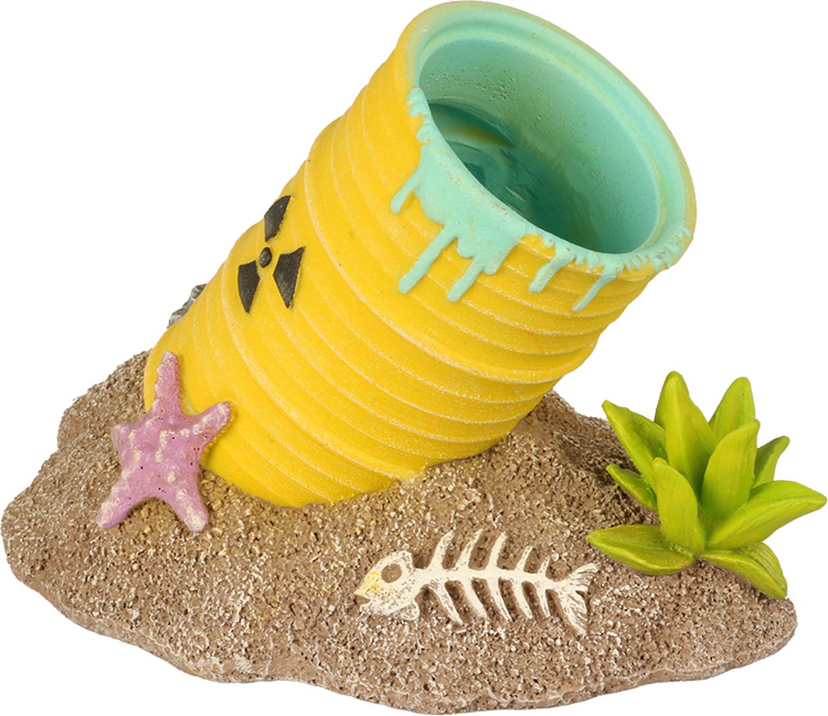 Aqua della baril radioactif m - 13x8x9cm multicolore
