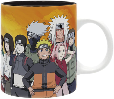 Naruto Shippuden - tête de ninjas de Konoha en céramique multicolore -