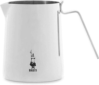 Pichet à lait Bialetti élégance 300 ml – pichet à mousse de lait en acier inoxydable – pichet barista – passe au lave-vaisselle