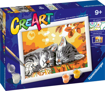 Ravensburger Creart peinture au numéro d'automne chaton