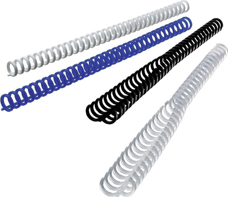 Dos de reliure Clickbind Gbc pour 45 feuilles A4 - largeur de dos de 8 mm - blanc - 50 pièces