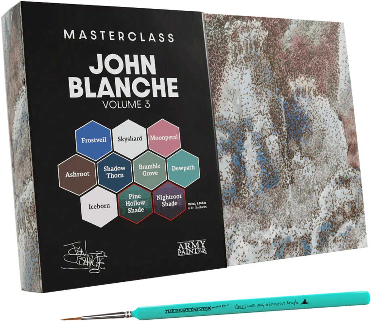 Le peintre de l'armée coffret John Blanche tome 3 miniatures.