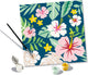 Ravensburger crainte peinture par nombre de fleurs exotiques